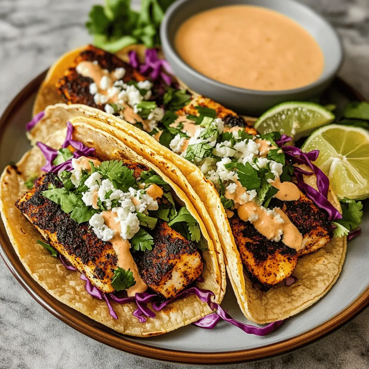 Blackened Fish Tacos