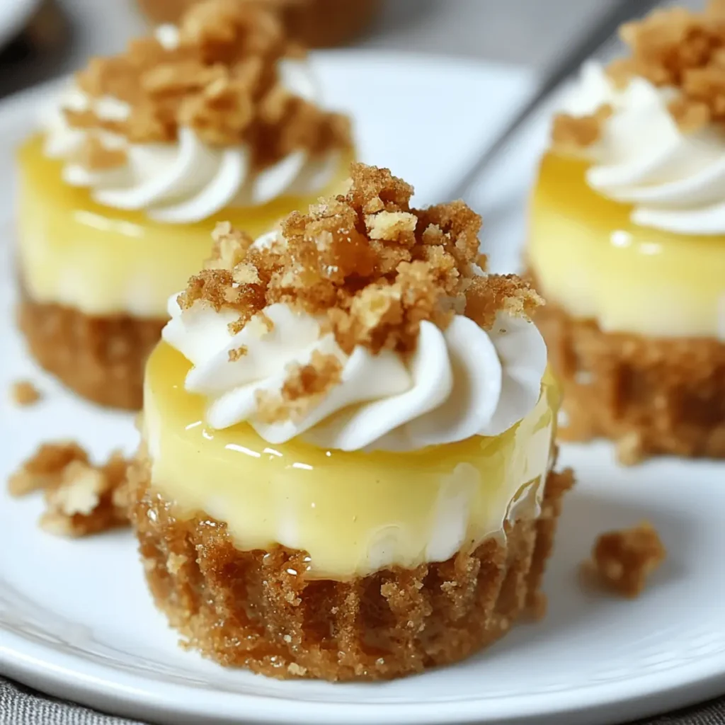 Delicious Apple Crisp Mini Cheesecakes for Cozy Fall Nights