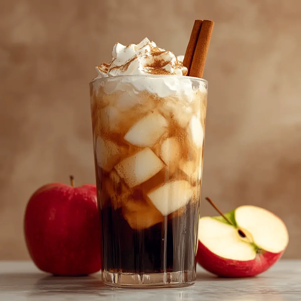 Apple Pie Dirty Soda