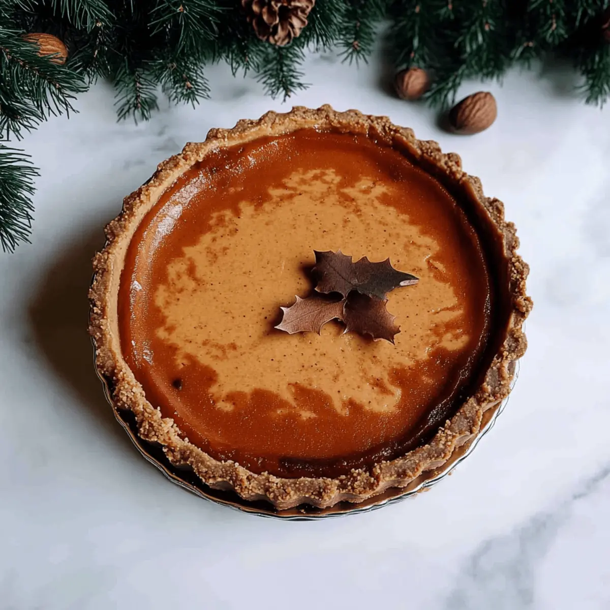 Baked Gingerbread Cheesecake