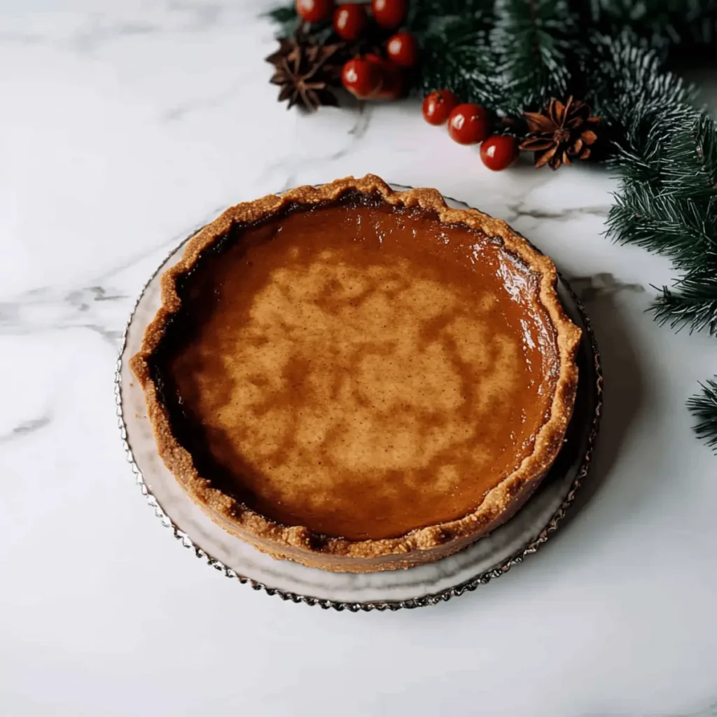 Deliciously Creamy Baked Gingerbread Cheesecake Recipe