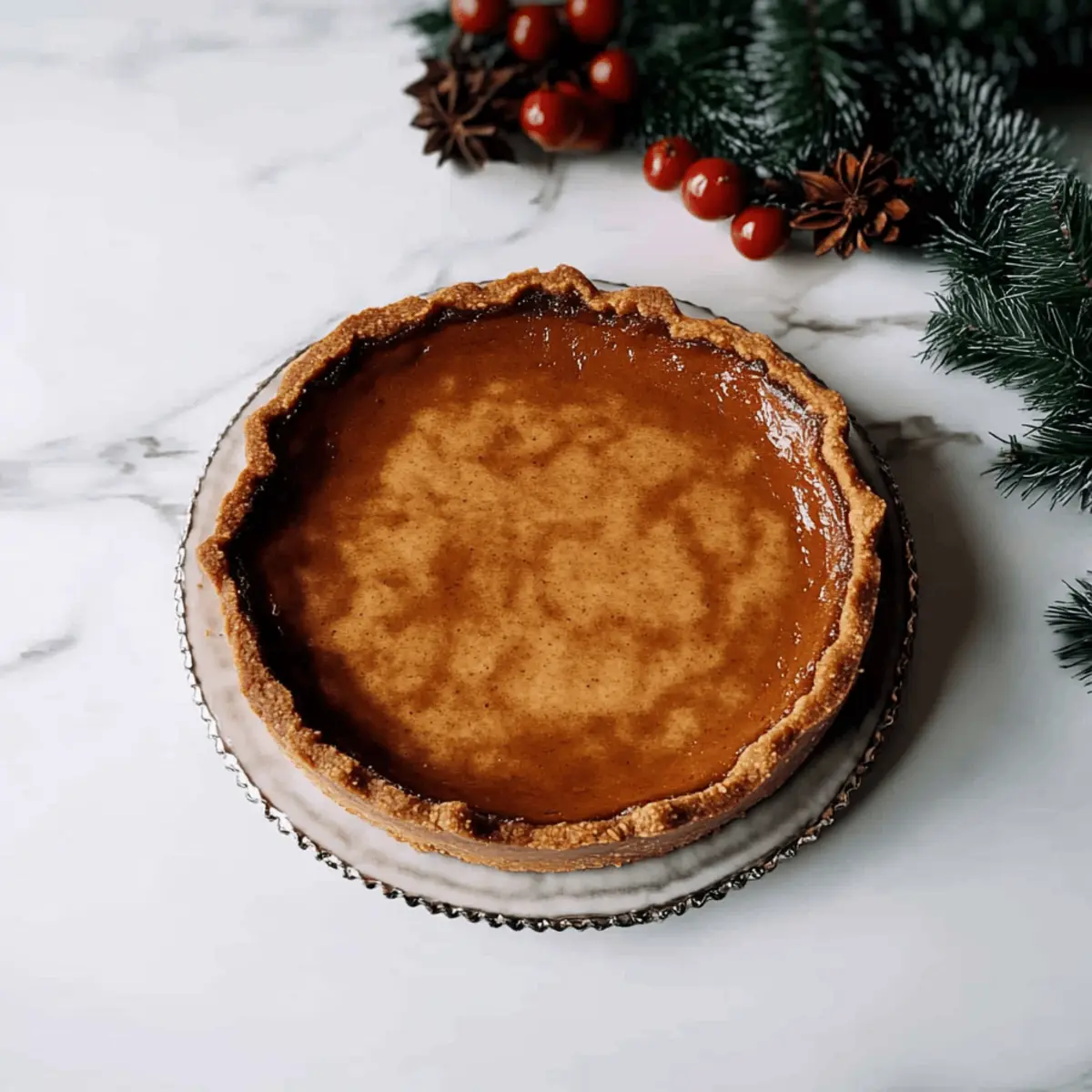 Baked Gingerbread Cheesecake
