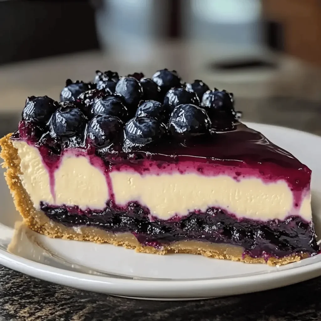Blueberry Bliss Cheesecake With Irresistible Creamy Layers
