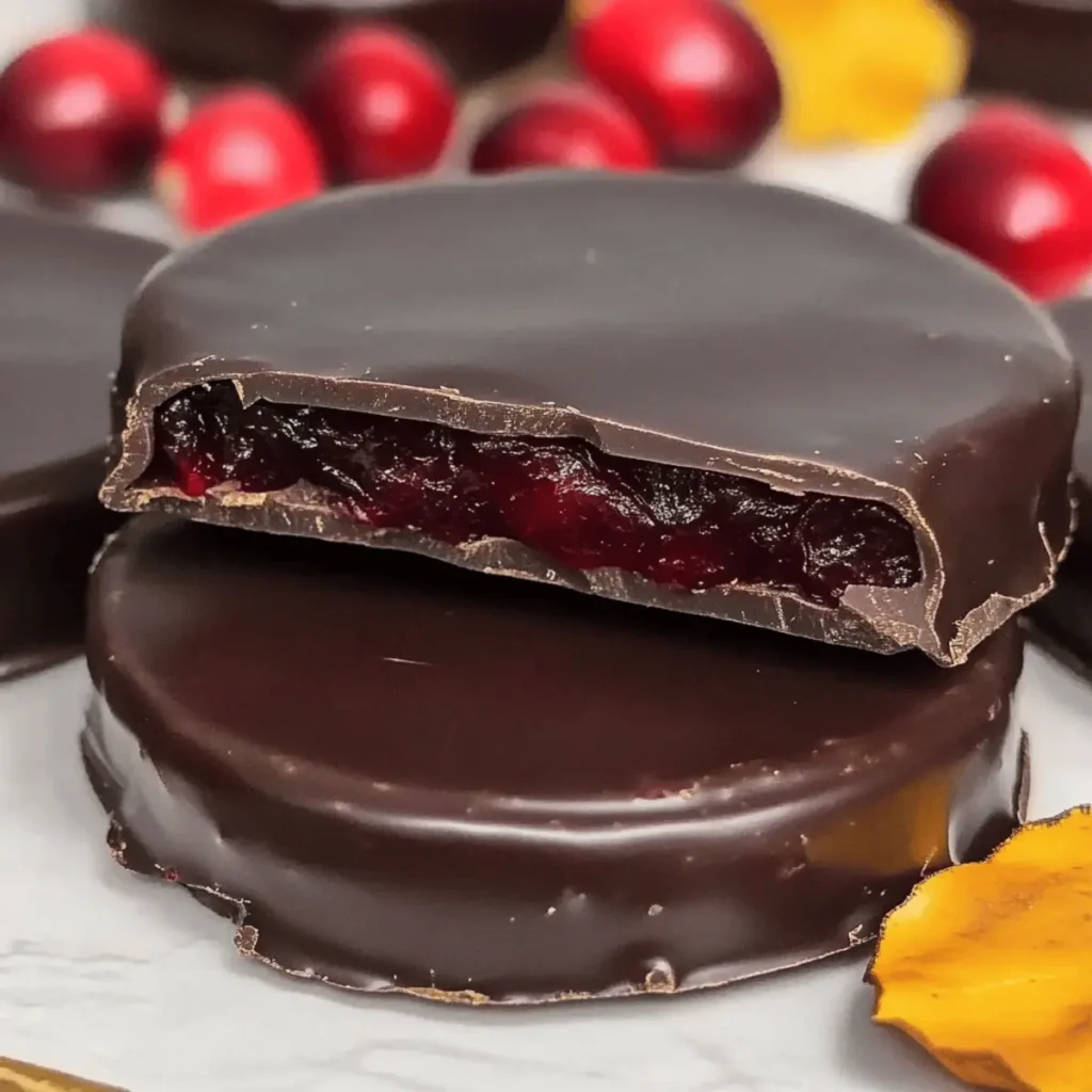 Chocolate Covered Cranberry Sauce