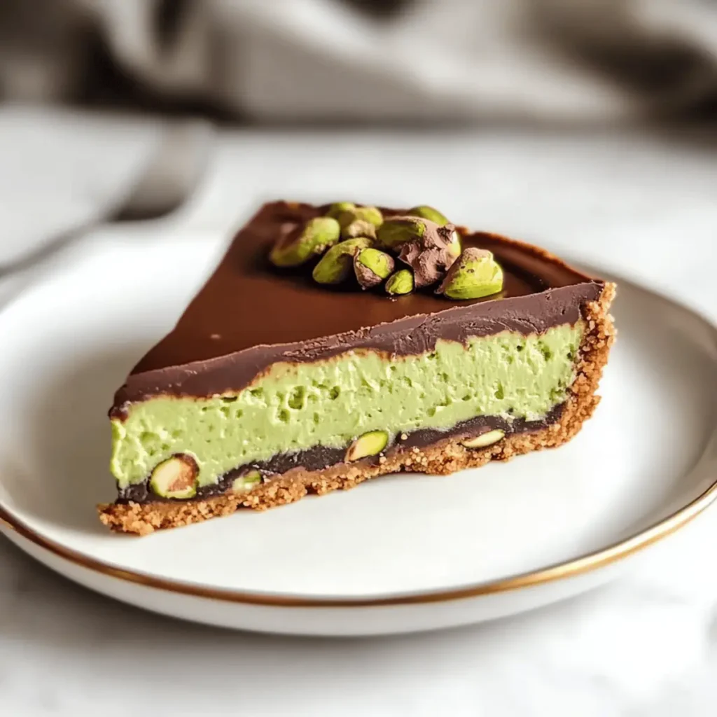 Irresistible Chocolate Pistachio Tart with Ganache Delight