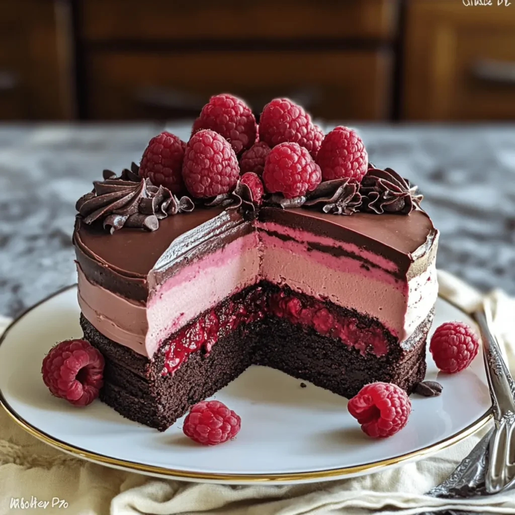 Heavenly Chocolate Raspberry Mousse Cake for Sweet Cravings