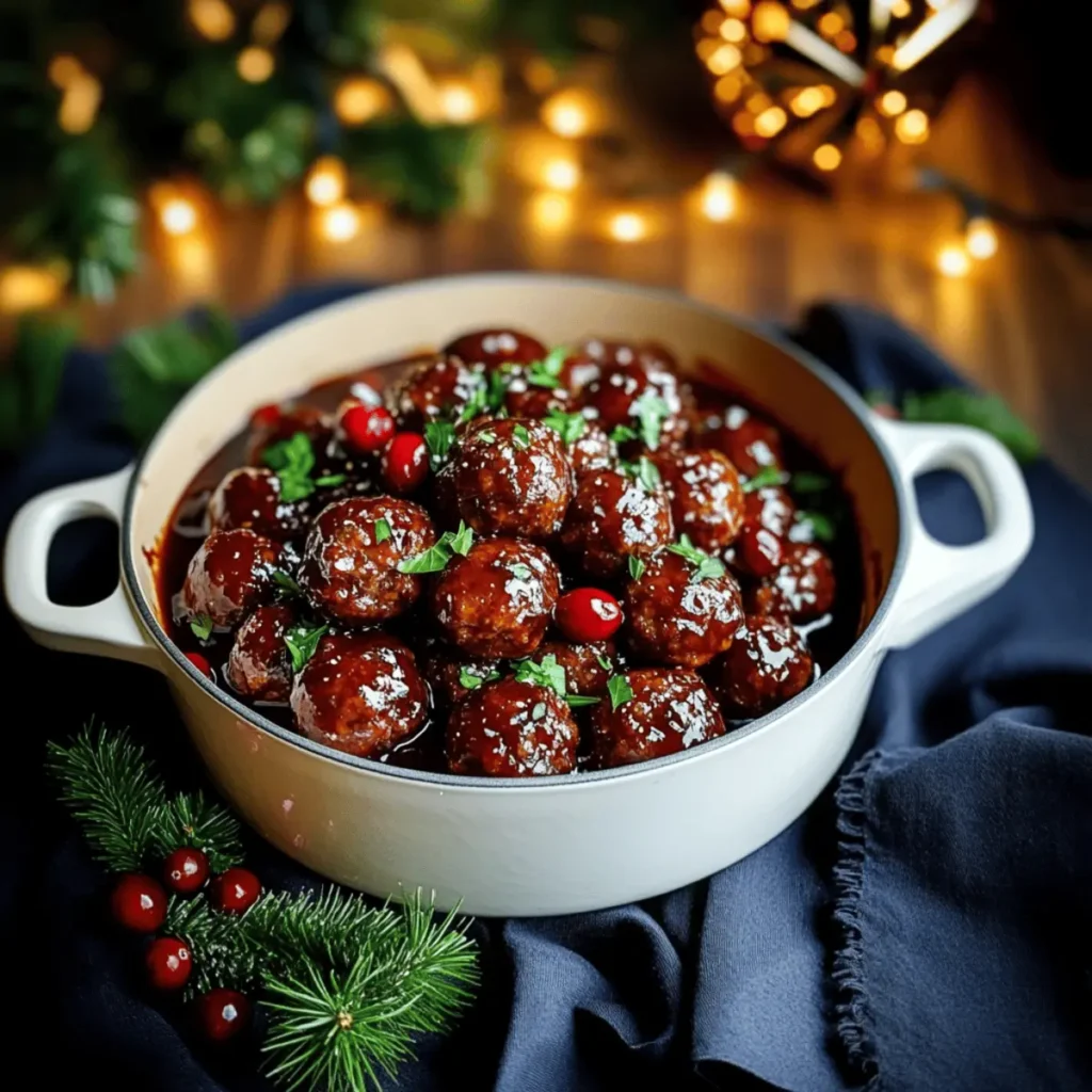 Christmas Meatballs Recipe