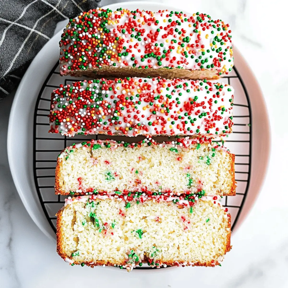 Christmas Sprinkle Buttermilk Bread