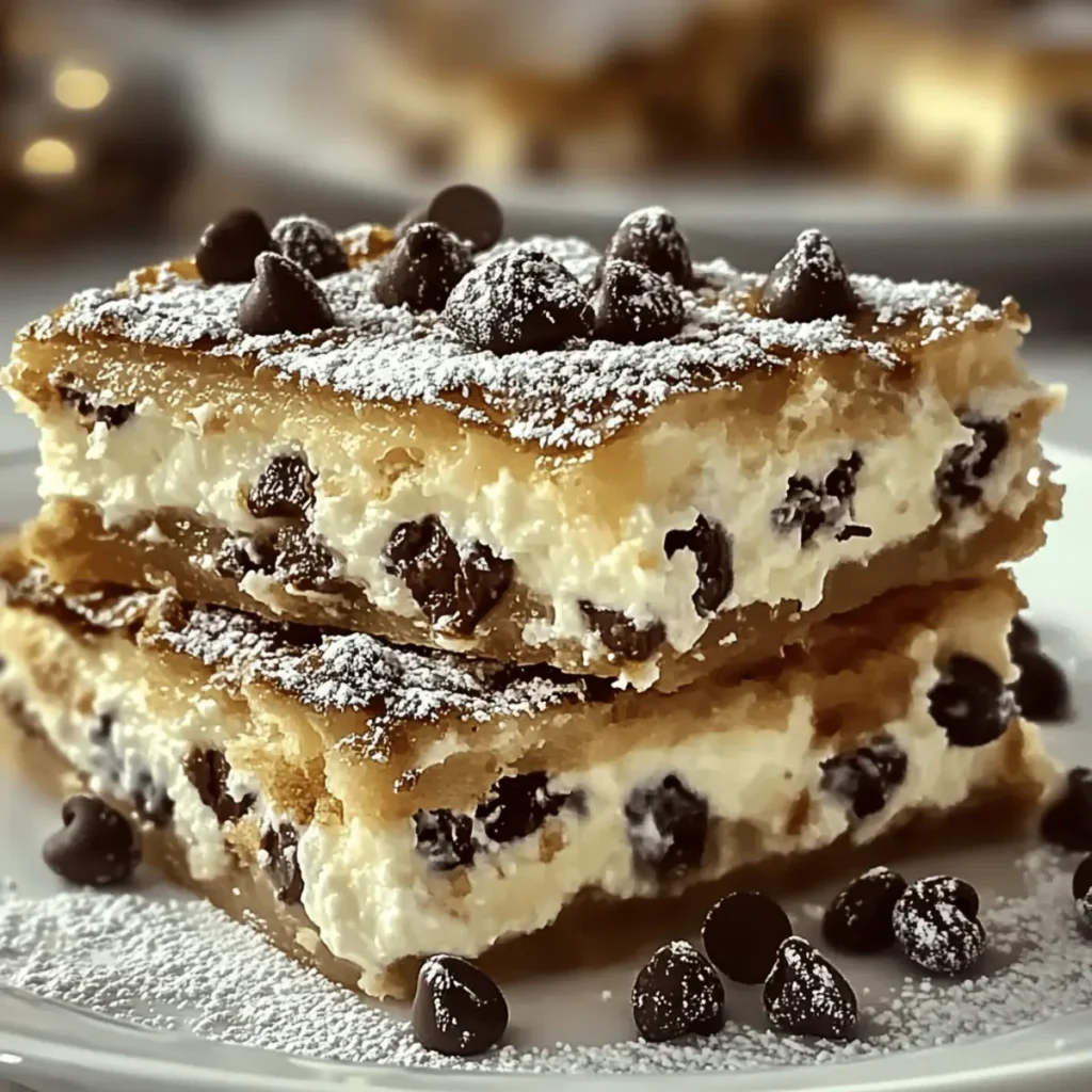 Classic Cannoli Squares