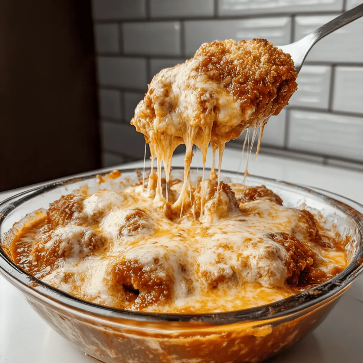 Cottage Cheese Chicken Parm Bowl