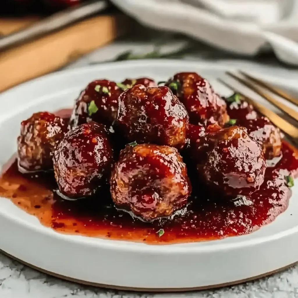 Savory Cranberry Sauce Meatballs for Puckering Flavor Bliss