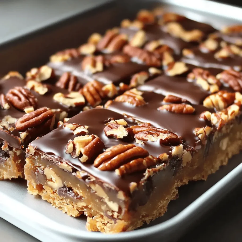 Irresistibly Gooey Easy Turtle Bars for Your Sweet Cravings