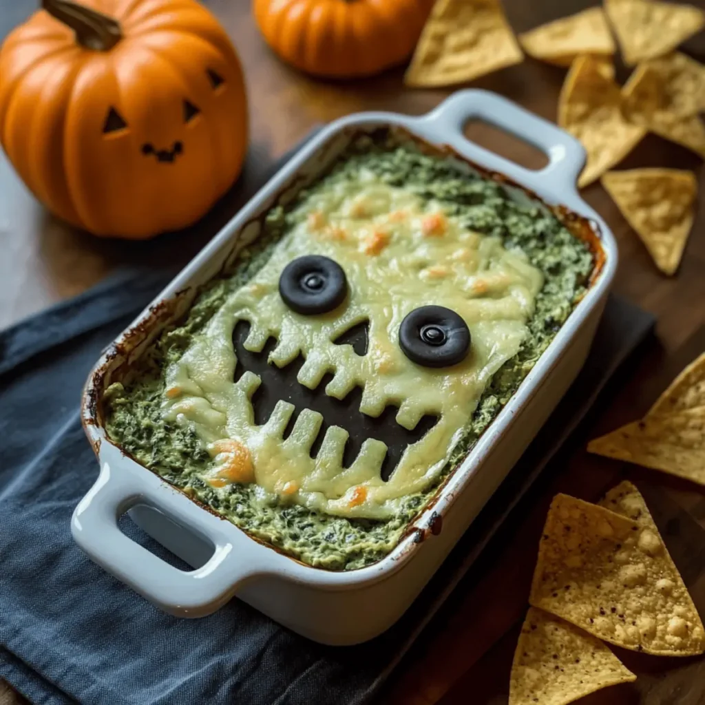 Franken-Spinach Monster Dip