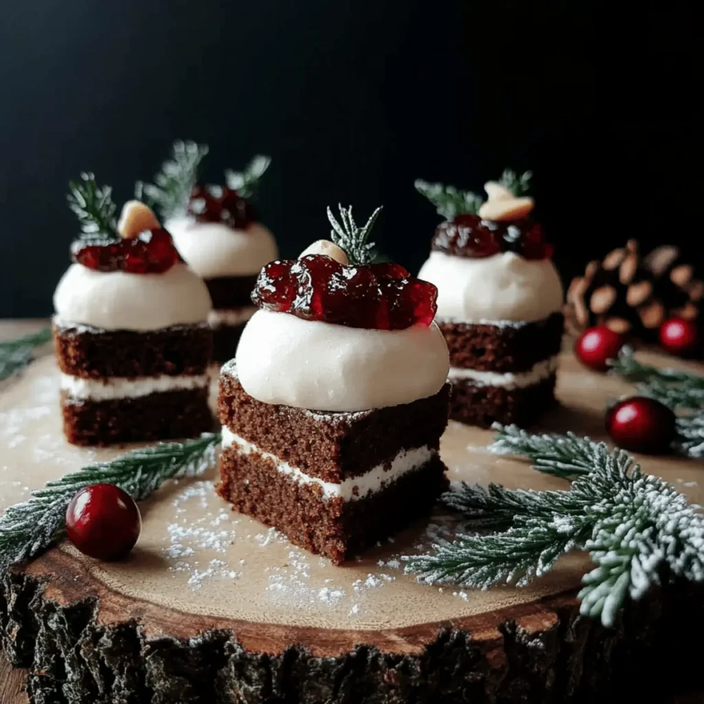 Gingerbread Christmas Mini Cakes for Cozy Holiday Treats