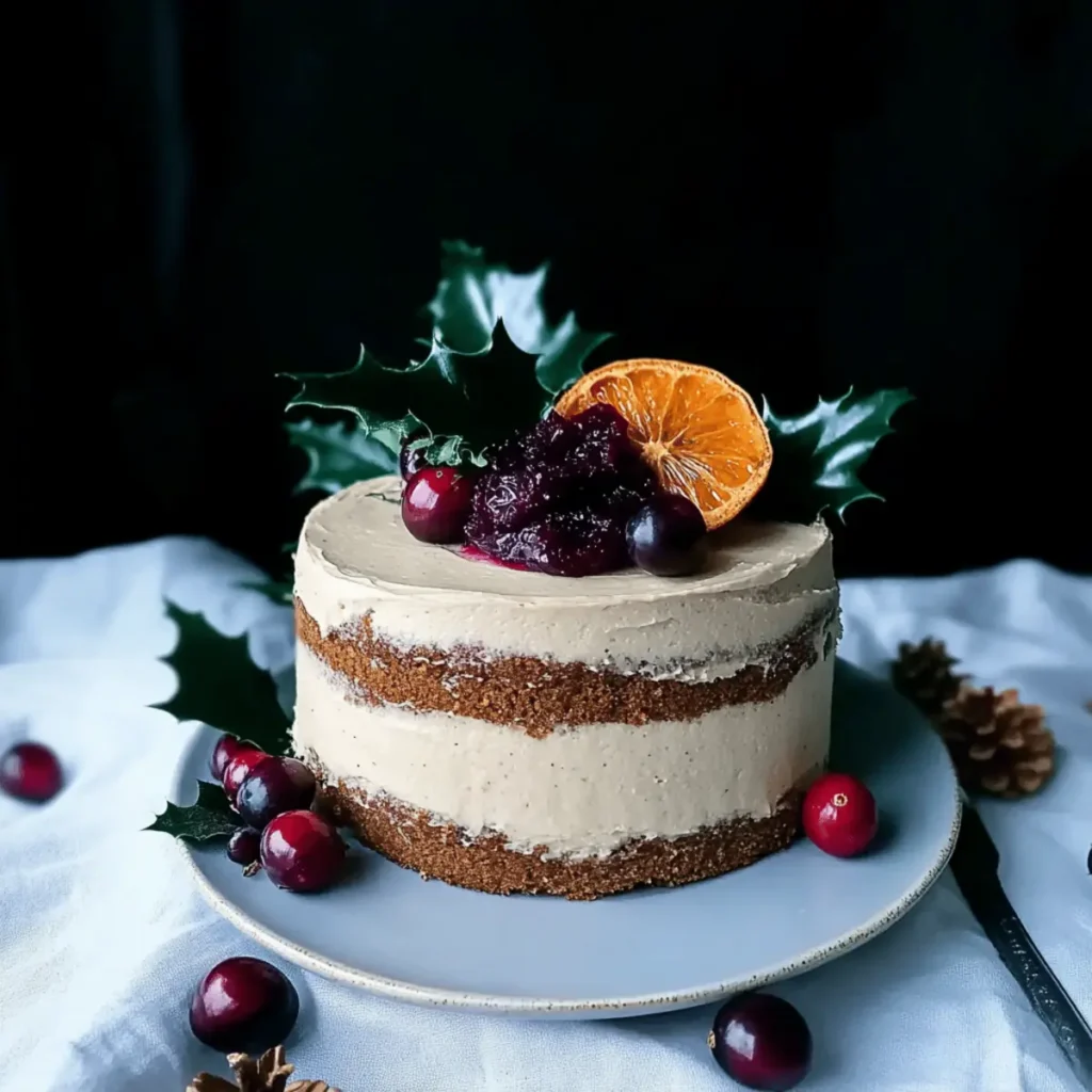 Decadent Gingerbread Layer Cake That’s Vegan and Gluten-Free
