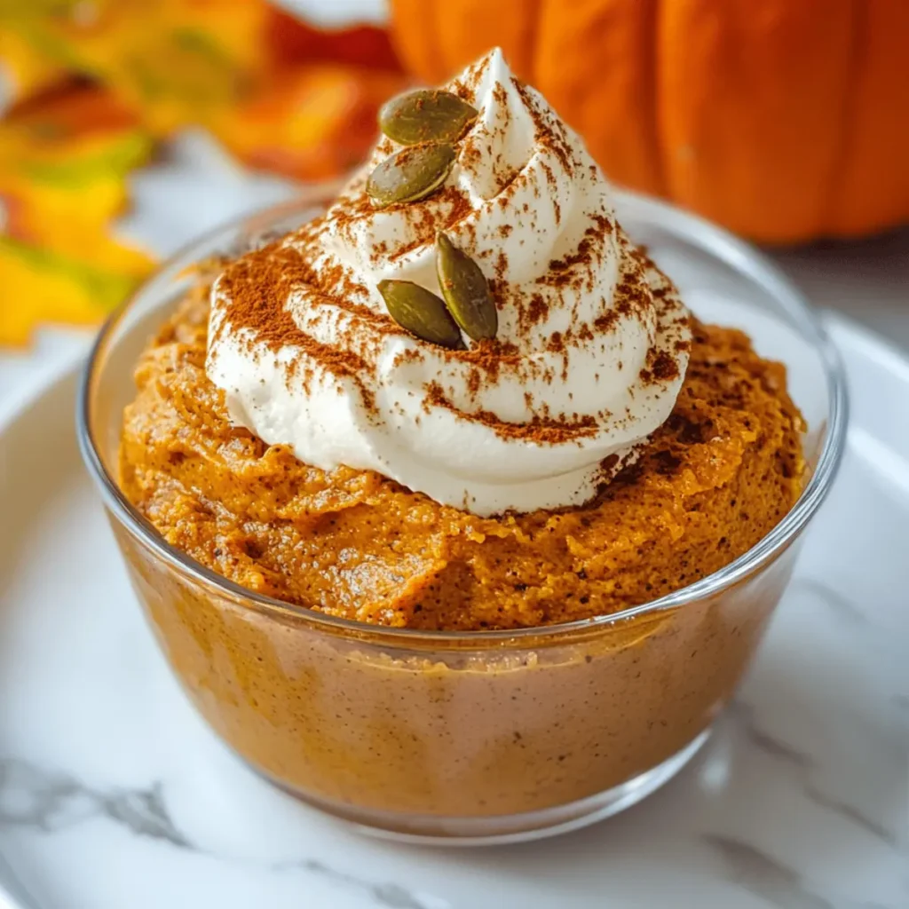 Healthy Pumpkin Mousse