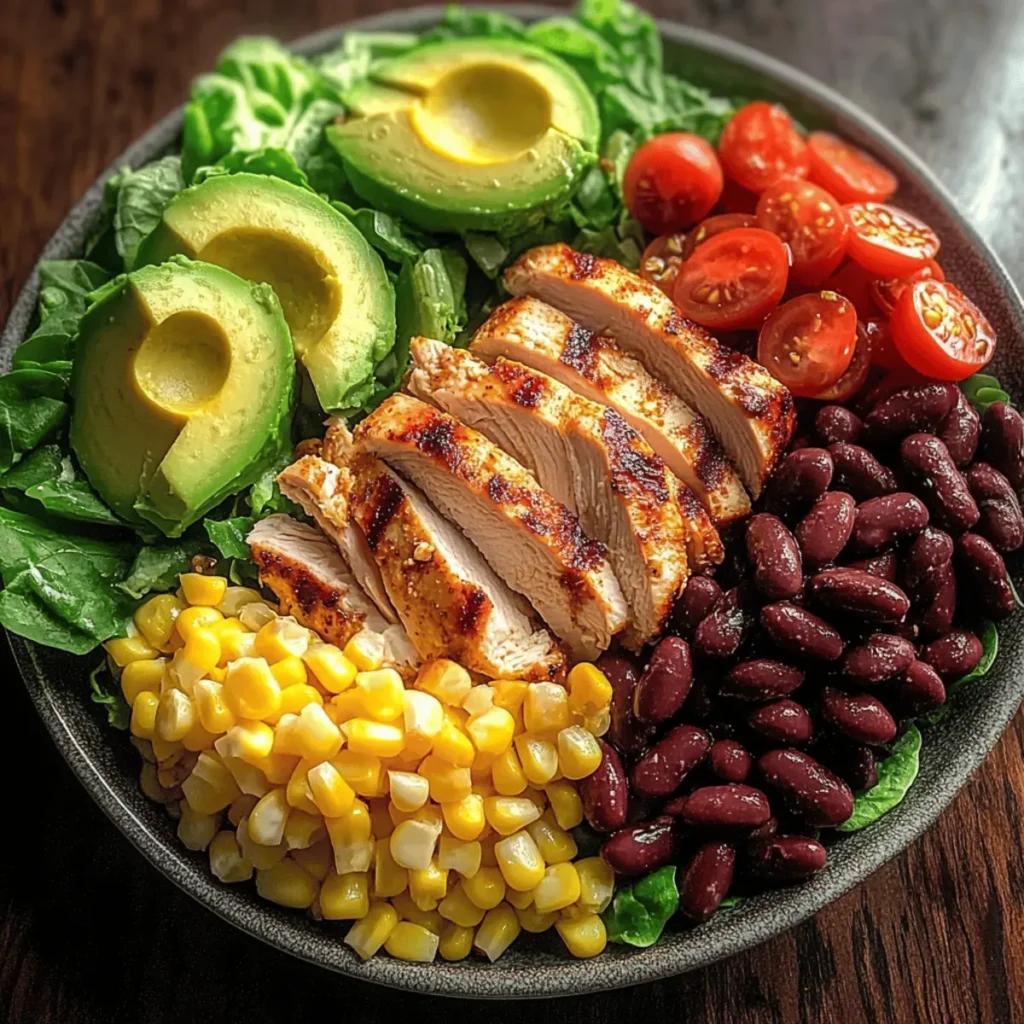 Delicious High Protein Southwest Chicken Salad in 35 Minutes