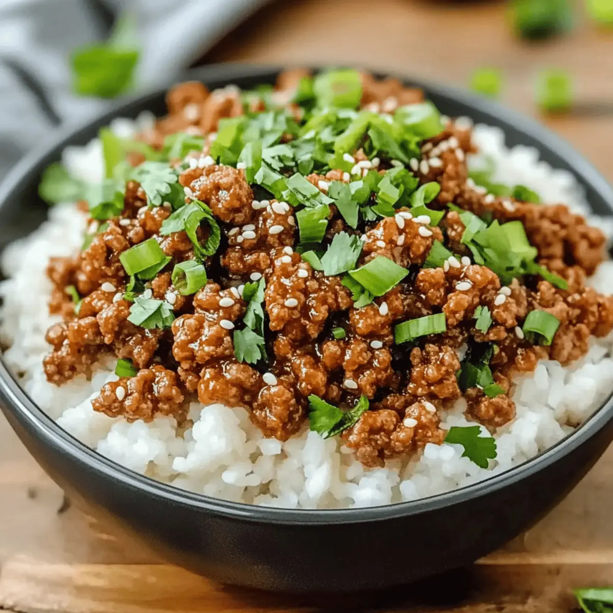 Honey Garlic Ground Turkey Recipe