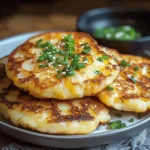 Korean Potato Cheese Pancakes