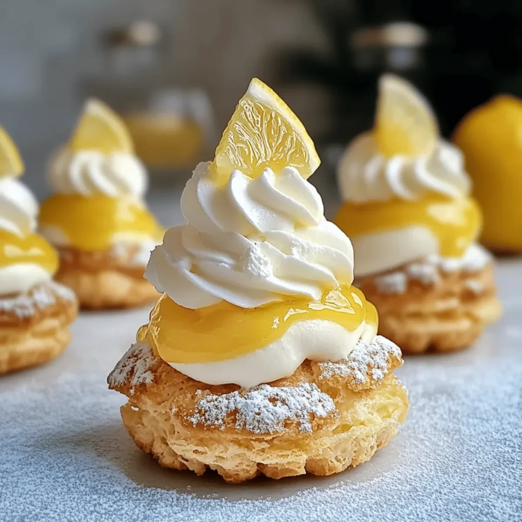 Lemon Cream Puffs