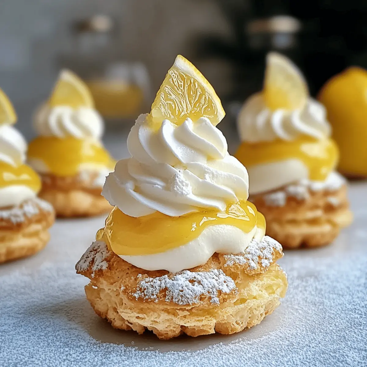 Lemon Cream Puffs