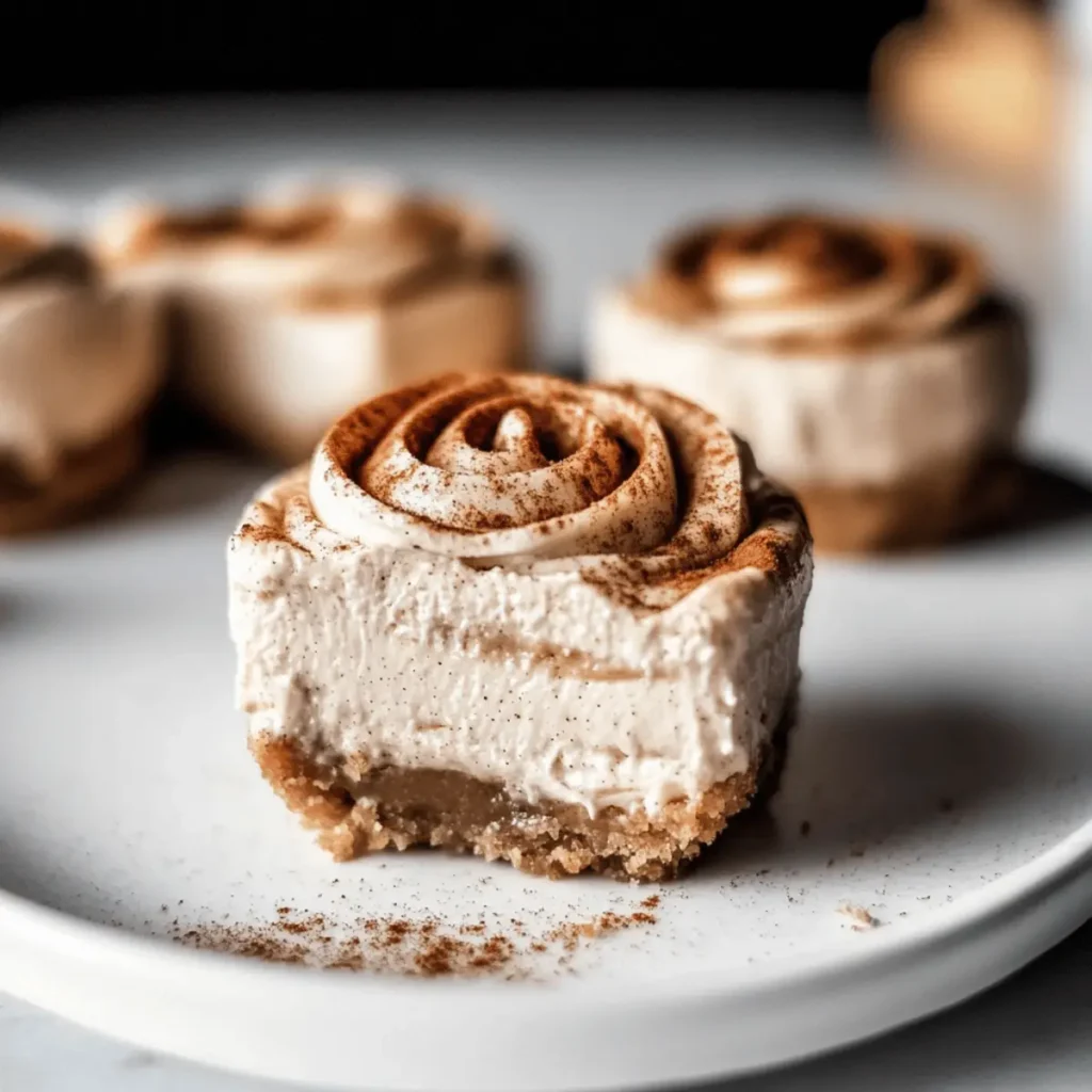 Mini Cinnamon Roll Cheesecakes That Melt in Your Mouth
