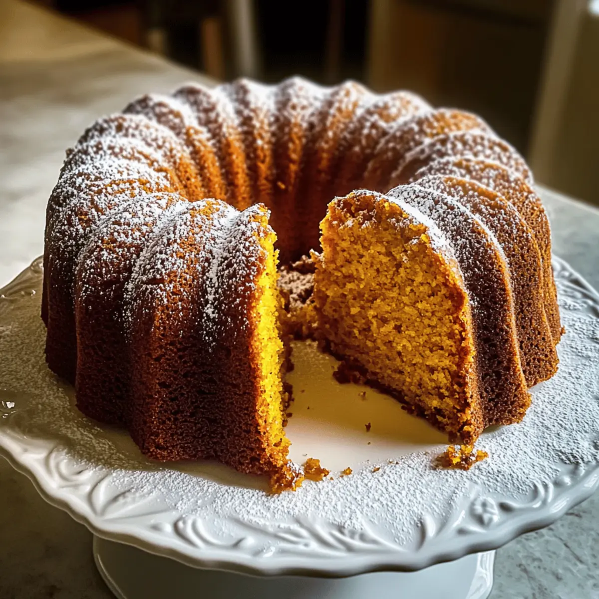 Pumpkin Rum Cake