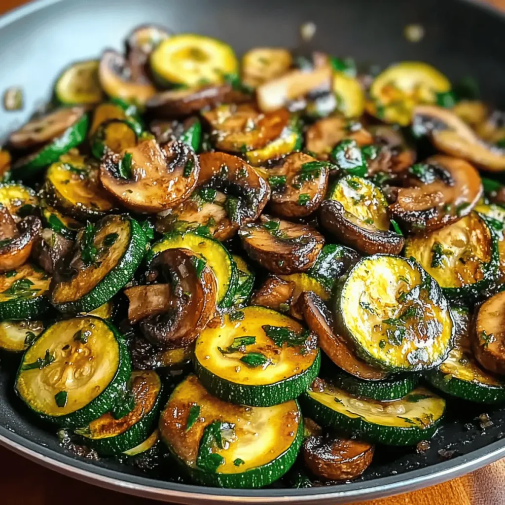 Skillet Zucchini and Mushrooms for a Quick, Flavorful Dish