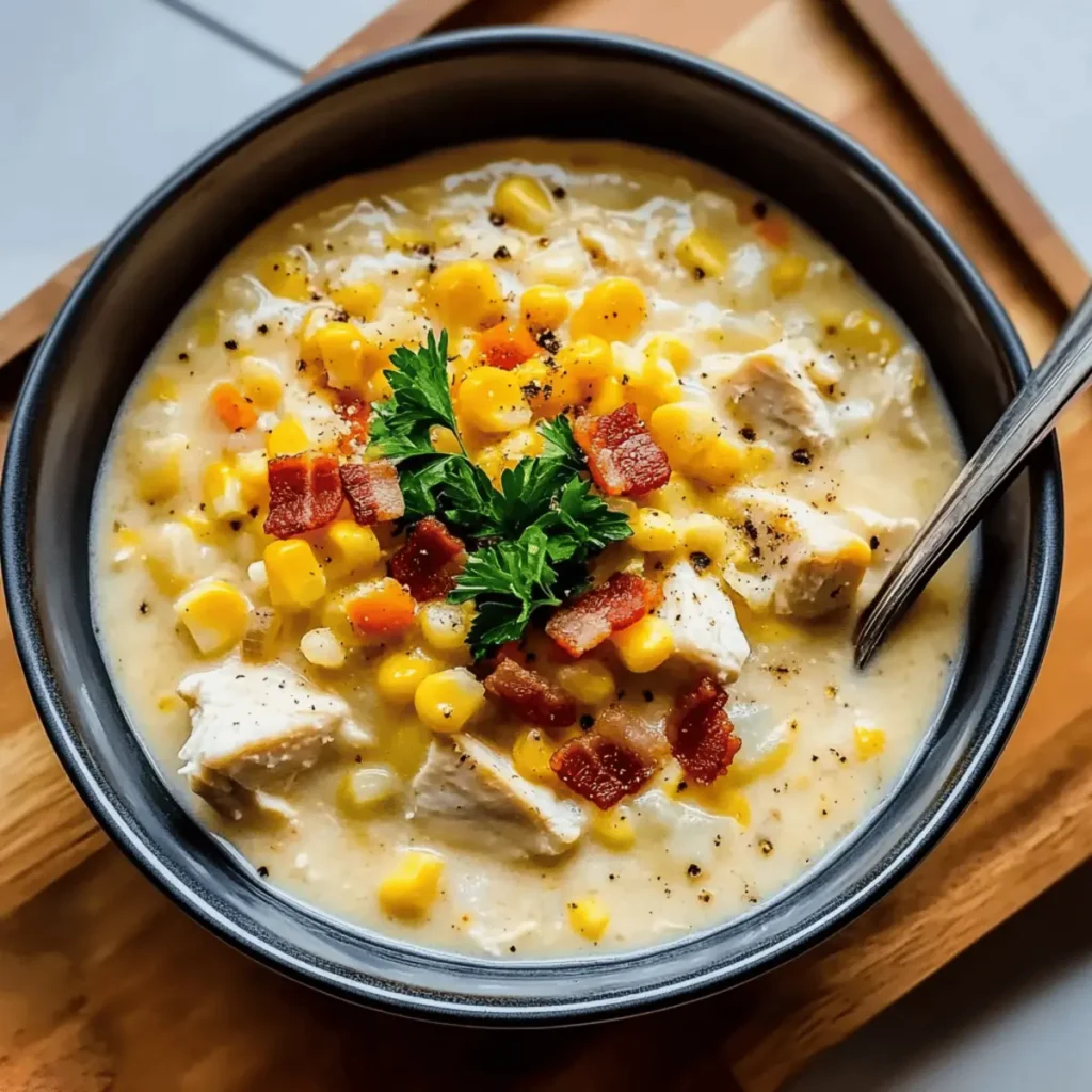 Creamy Slow Cooker Chicken Corn Chowder That Comforts You