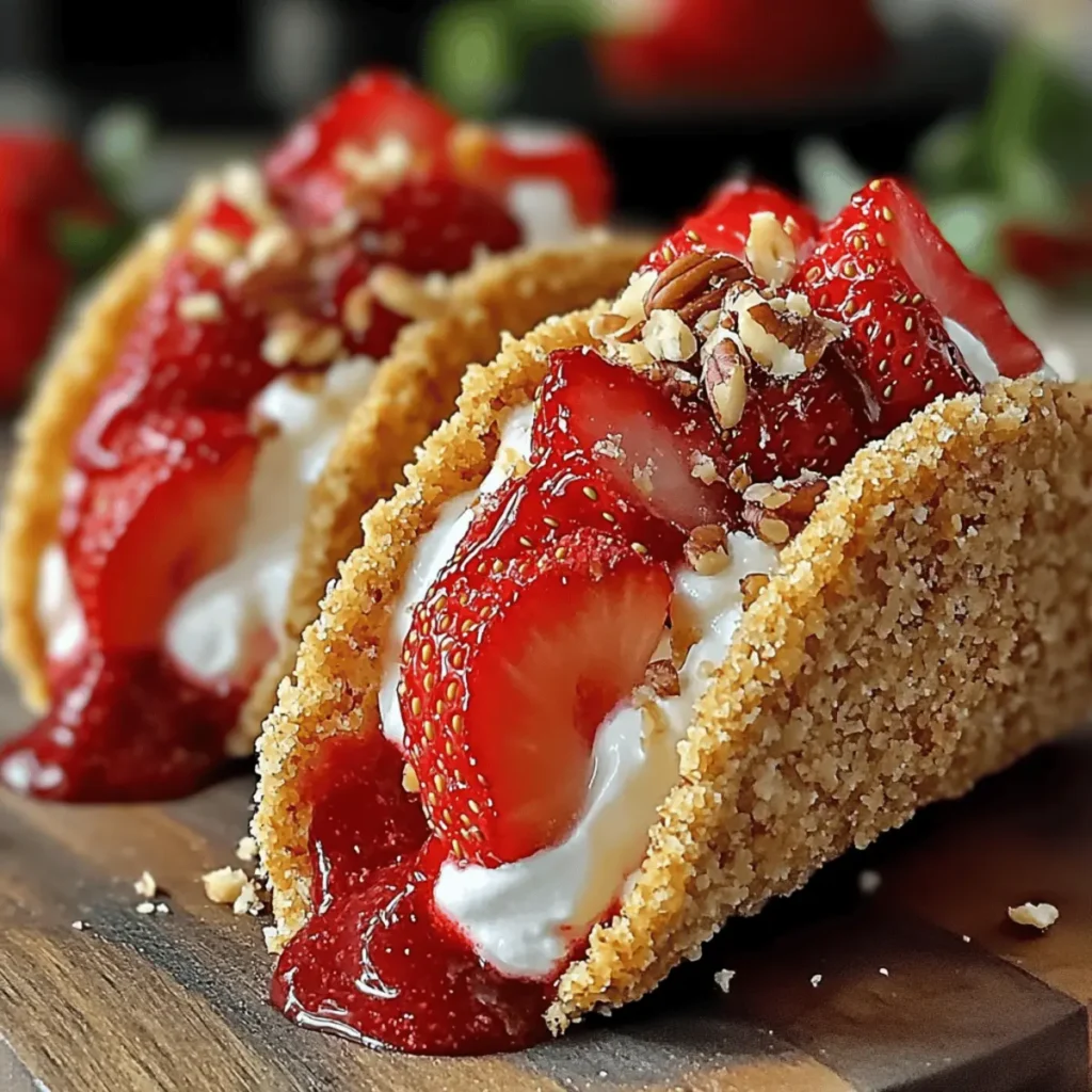 Strawberry Crunch Cheesecake Tacos That Will Wow Your Guests