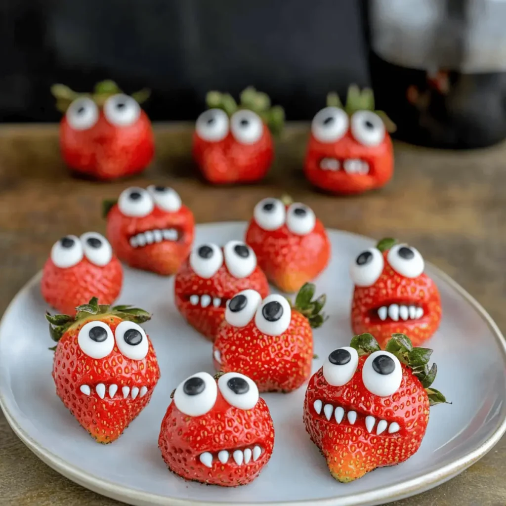 Strawberry Halloween Monsters