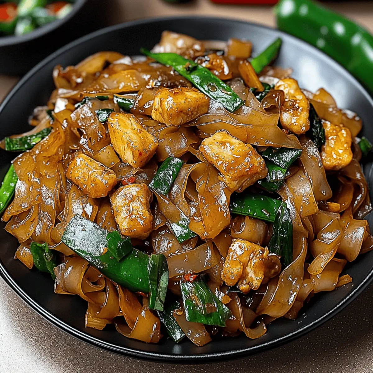 Street Style Thai Drunken Noodles