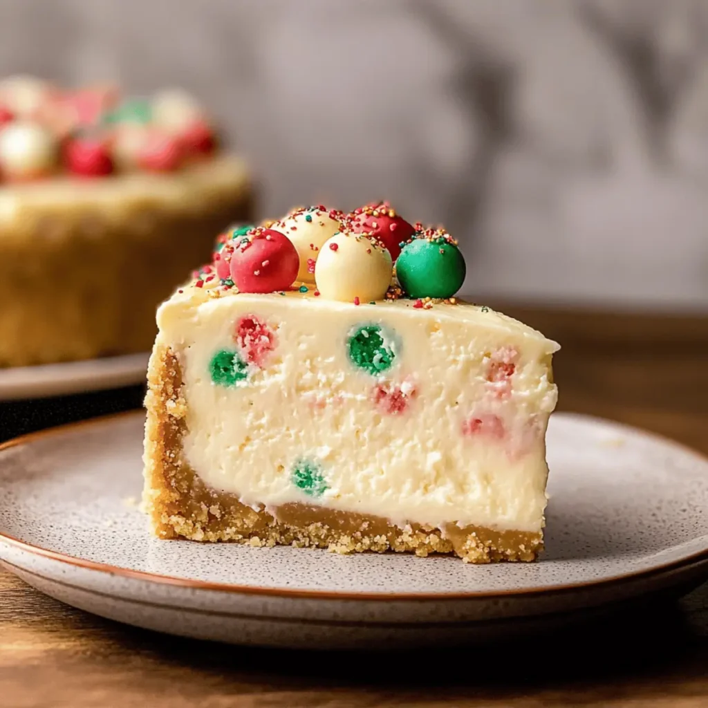 Sugar Cookie Cheesecake