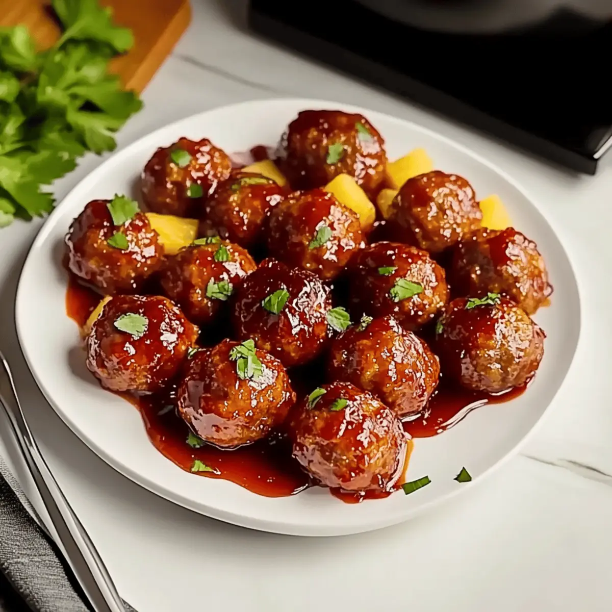 Sweet chili Meatballs Crockpot