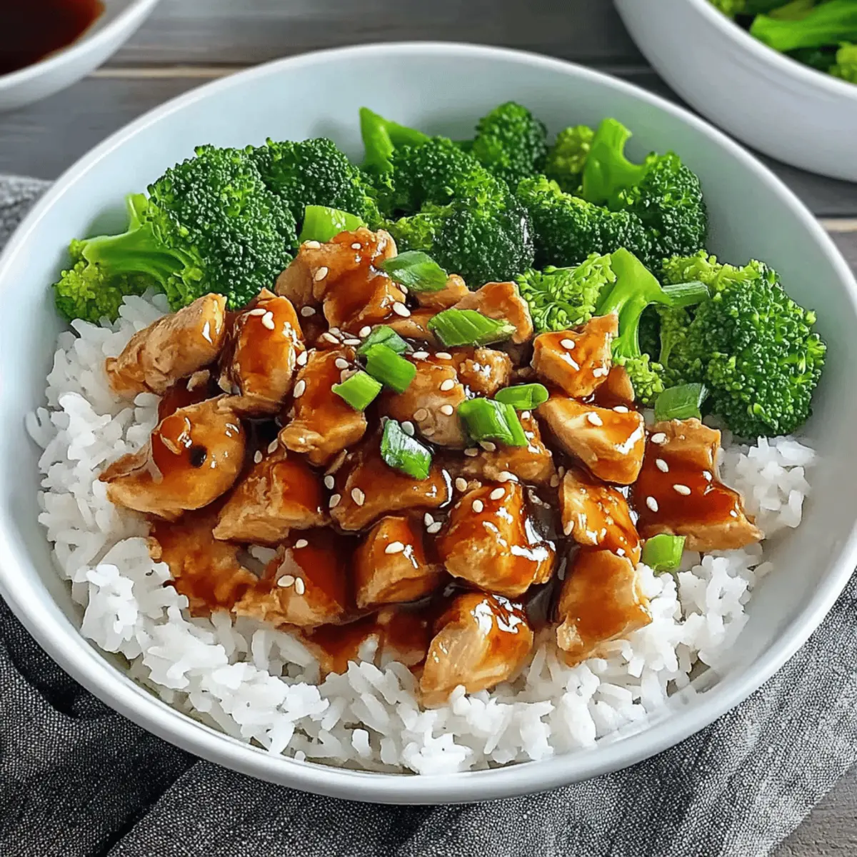 Teriyaki Chicken Rice Bowl