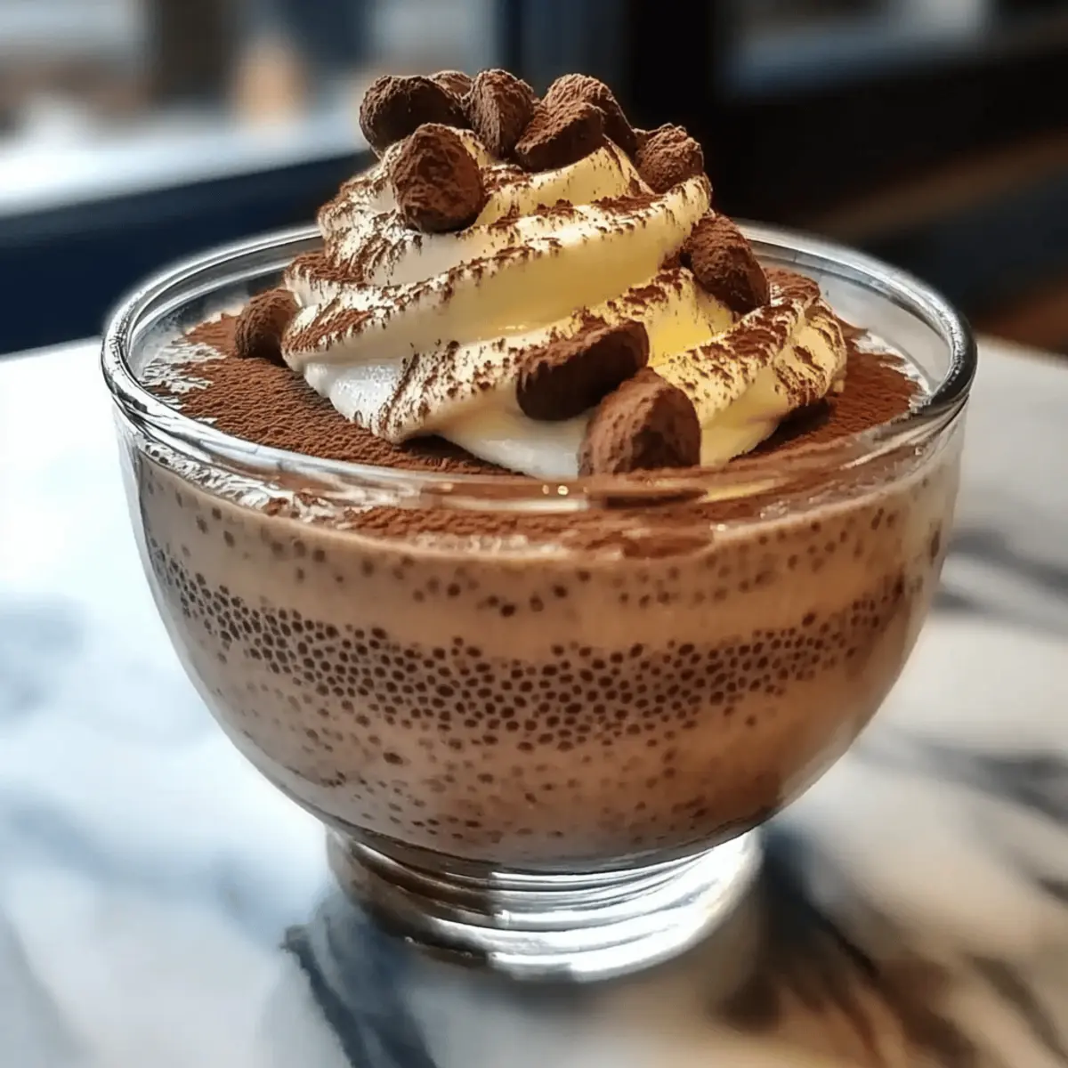 Tiramisu Chia Pudding