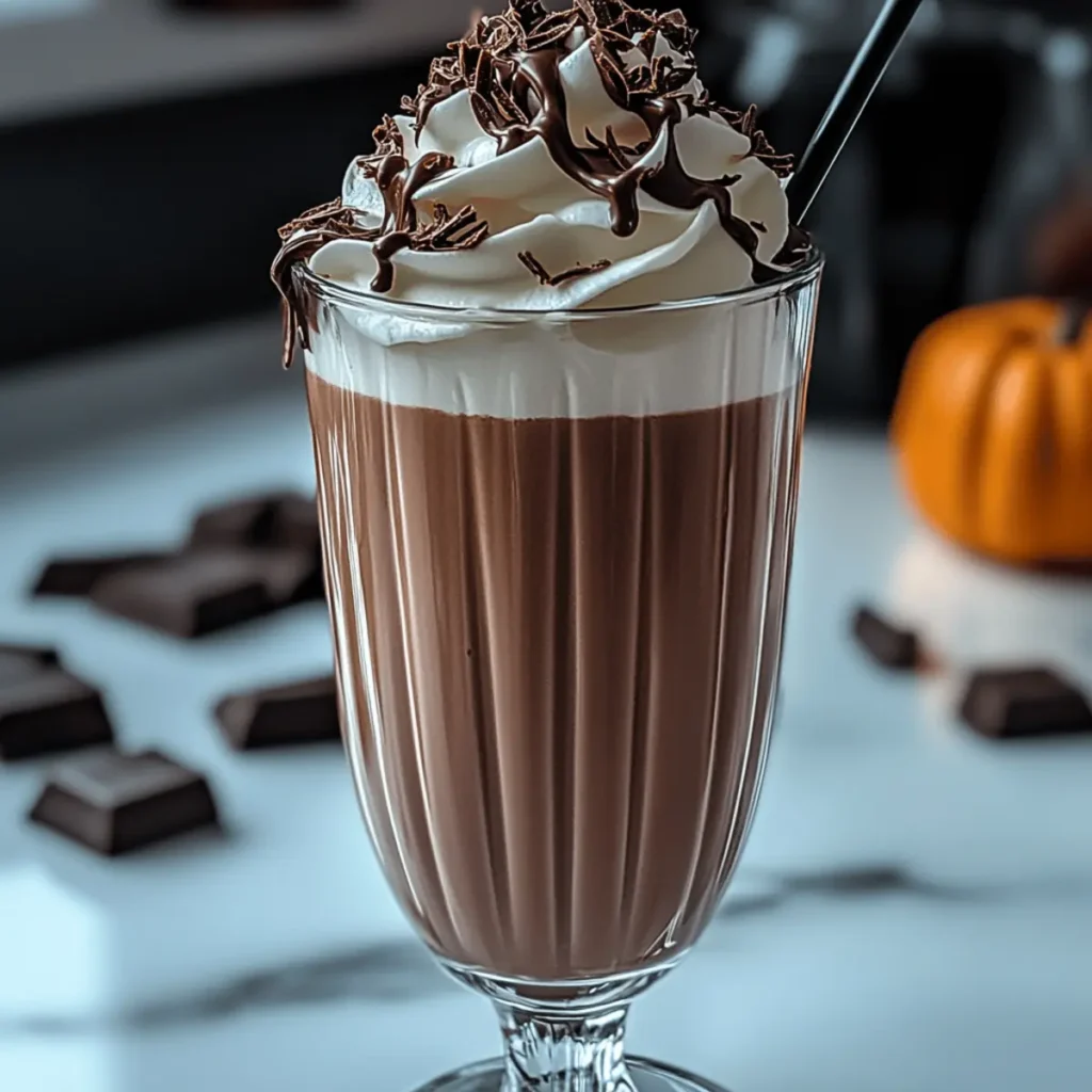 Witches’ Brew Bourbon Chocolate Milkshake