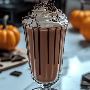 Witches’ Brew Bourbon Chocolate Milkshake