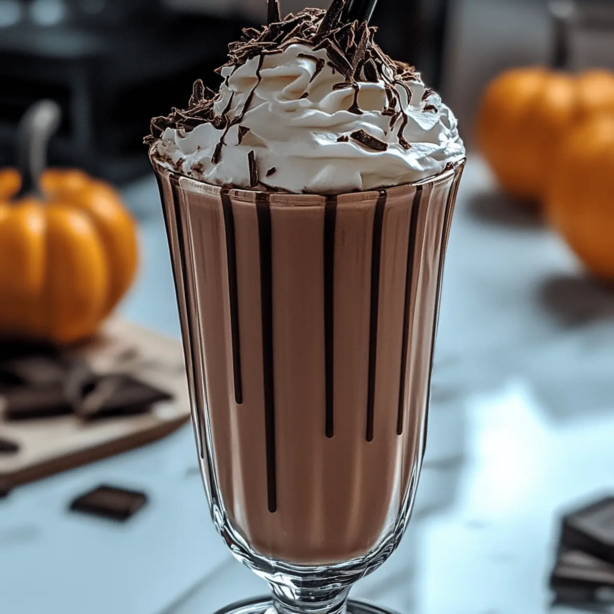 Witches’ Brew Bourbon Chocolate Milkshake