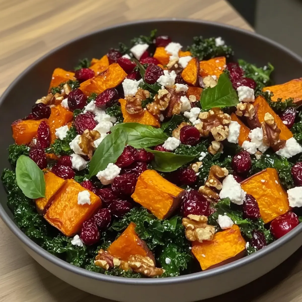 Roasted Sweet Potato and Baby Kale Salad Recipe