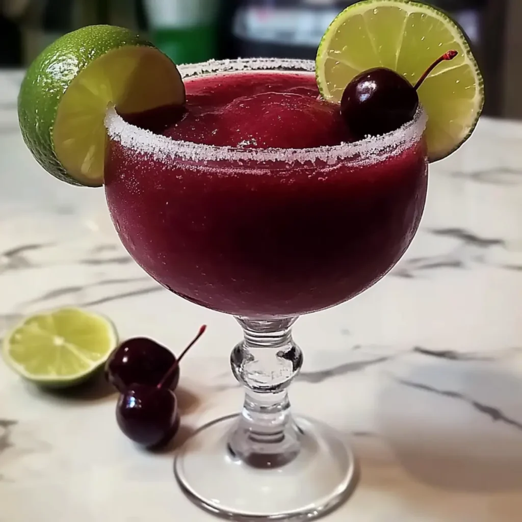 Frozen Cherry Lime Margarita