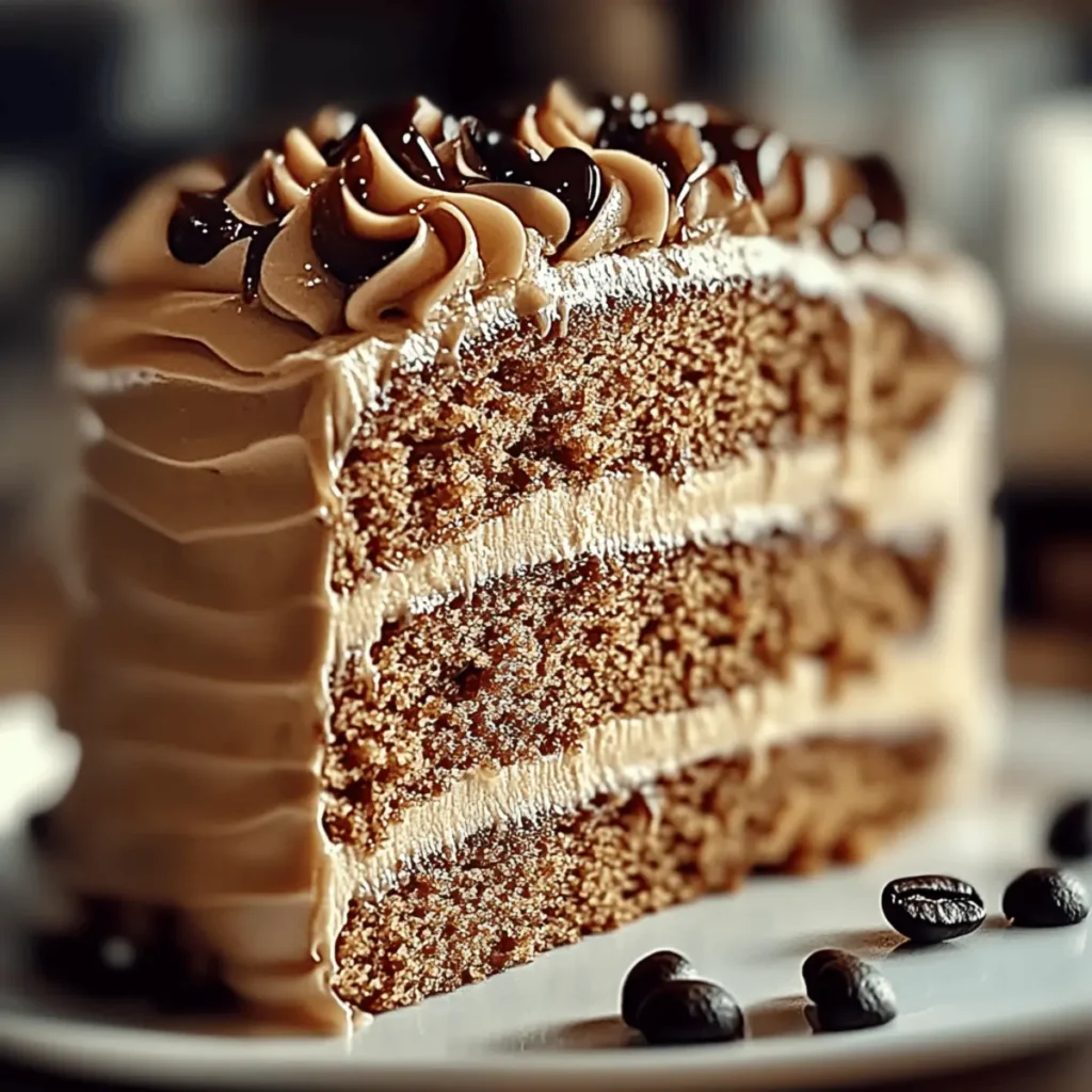 Caramel Coffee Buttercream Cake: A Slice of Bliss Awaits
