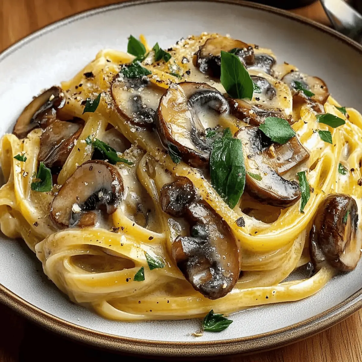 Caramelized Leek and Mushroom Gruyere Pasta