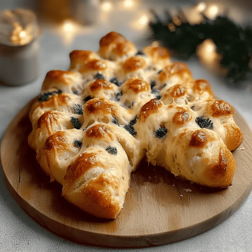 Cheesy Christmas Tree Bread: The Ultimate Festive Pull-Apart Treat