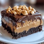 Chocolate Peanut Butter Poke Cake