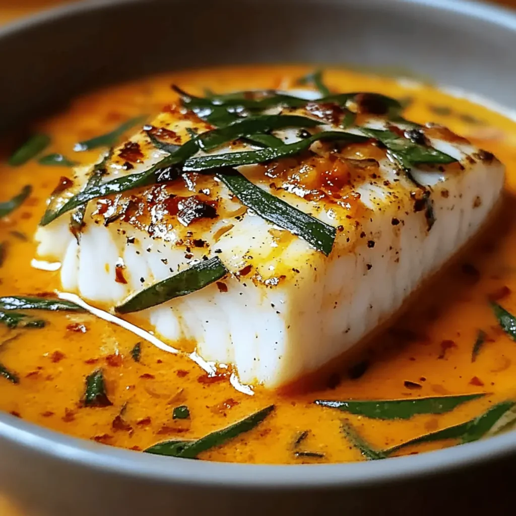 Easy Cod in Roasted Red Pepper Sauce for a Flavorful Dinner