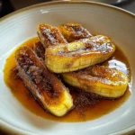 Fried Bananas with Cinnamon Butter Sauce