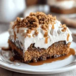 Gingerbread Poke Cake