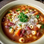 Italian Pasta Fagioli Soup