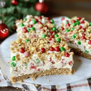 Marshmallow Pretzel Treats with M&M’s